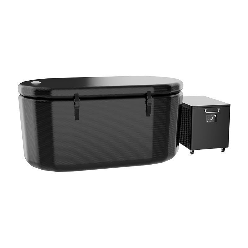 Linn snámha plunge fuar inséidte atá comhoiriúnach le chiller uisce