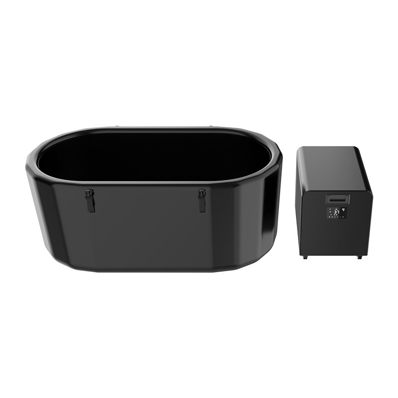 Linn snámha plunge fuar inséidte atá comhoiriúnach le chiller uisce