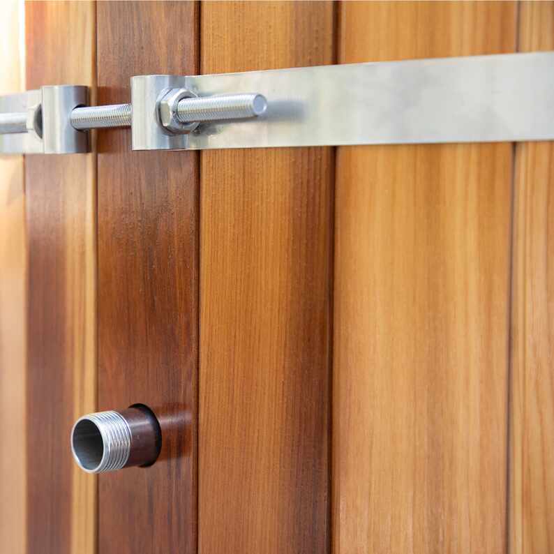 Round Red Cedar Cold Plunge Compact Recovery Tub