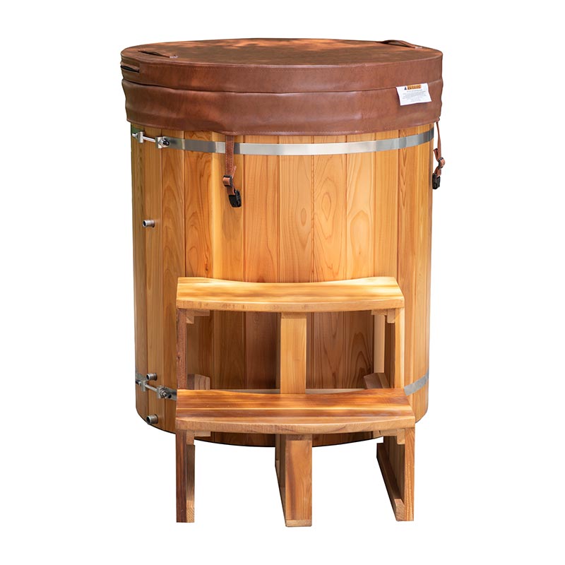Tub Plunge Fuar Cedar Dearg Allamuigh le 304 línéar cruach dhosmálta